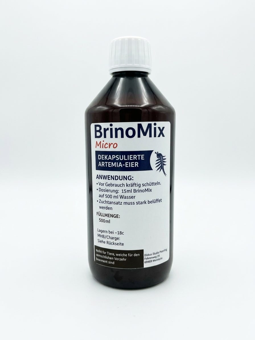 BrinoMix Micro – extra feine Artemia-Nauplien für kleinste Fischlarven